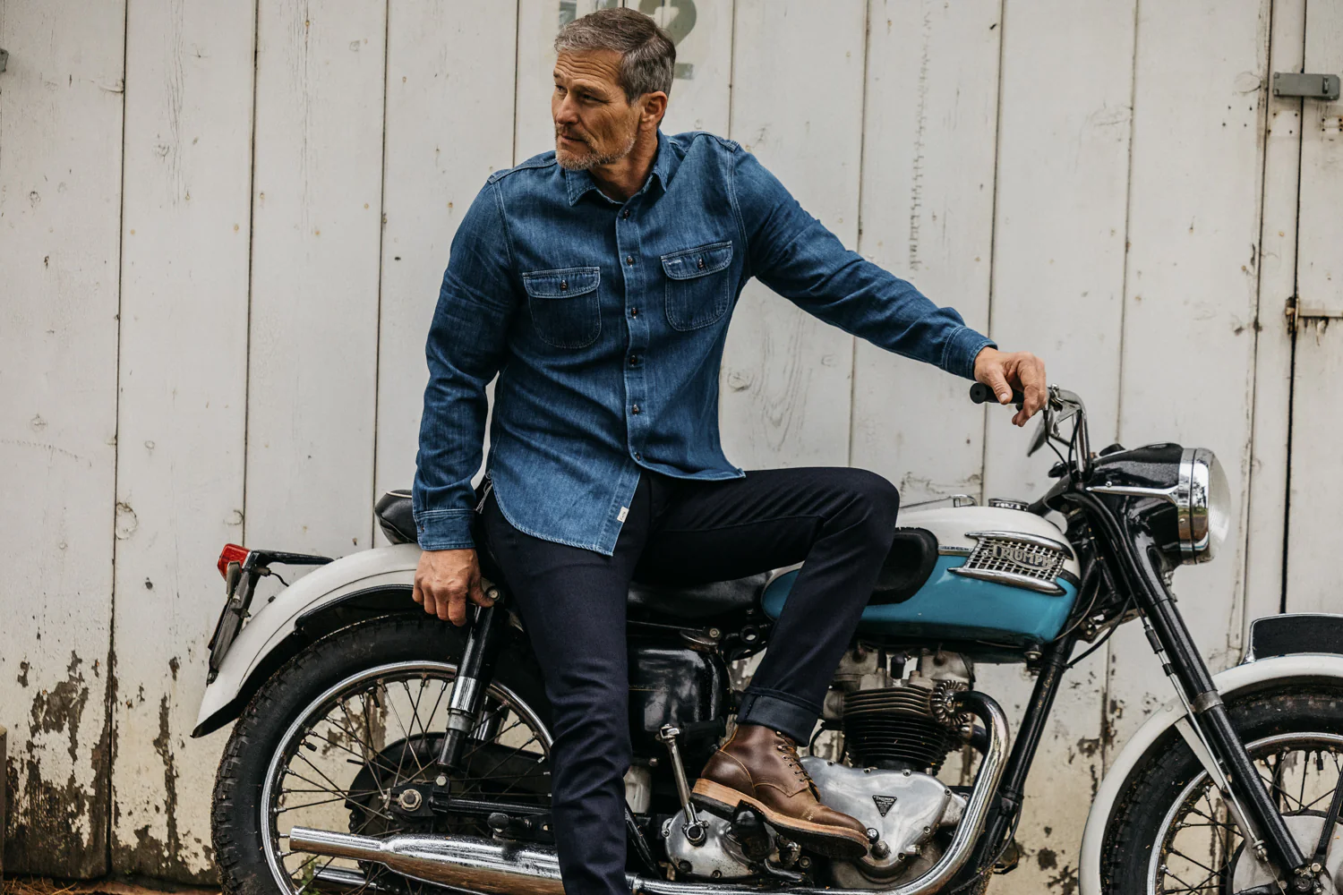 The Brace Shirt 7oz Denim - Dee - Image 3