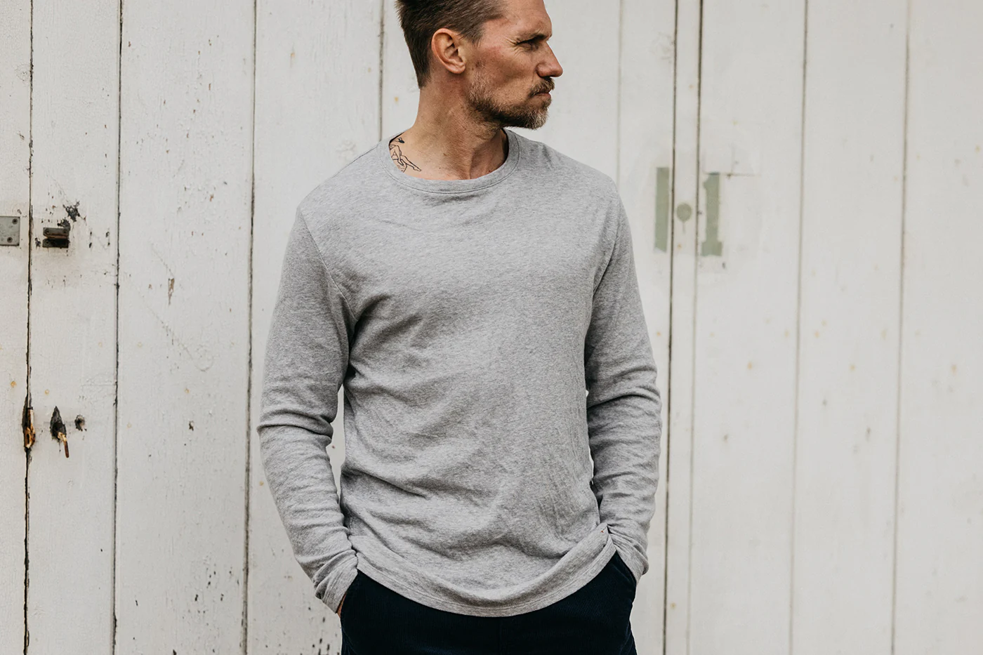 The Drill Double Knit - Heather Gray - Image 3
