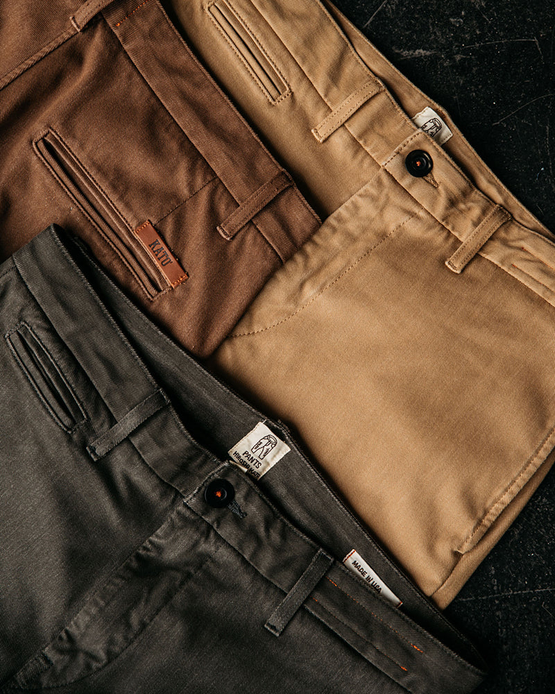 The Axe Slim Denit® Chino - Charcoal - Image 7