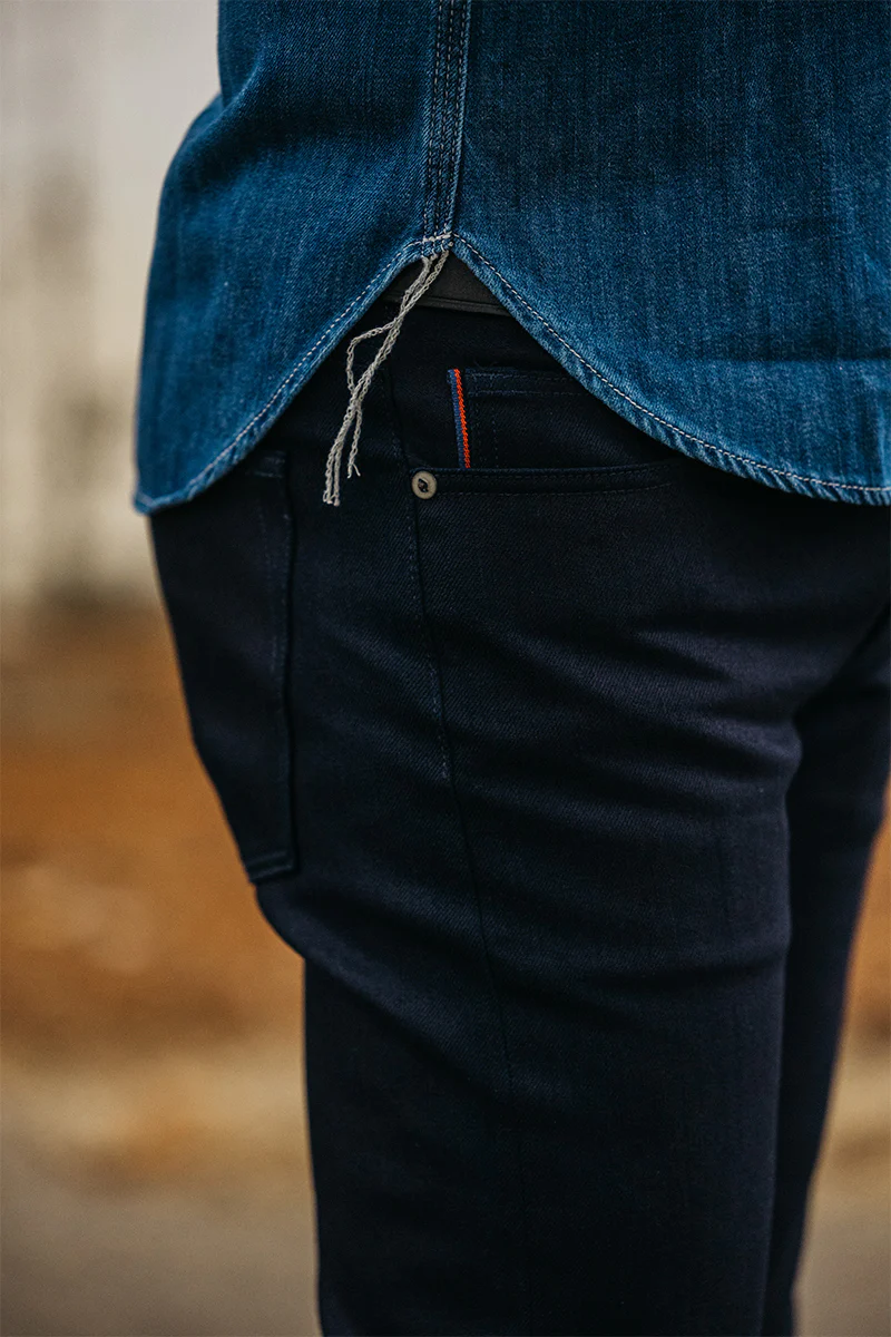 The Pen Slim - Indigo Black Raw 10.5oz Selvedge - Image 4