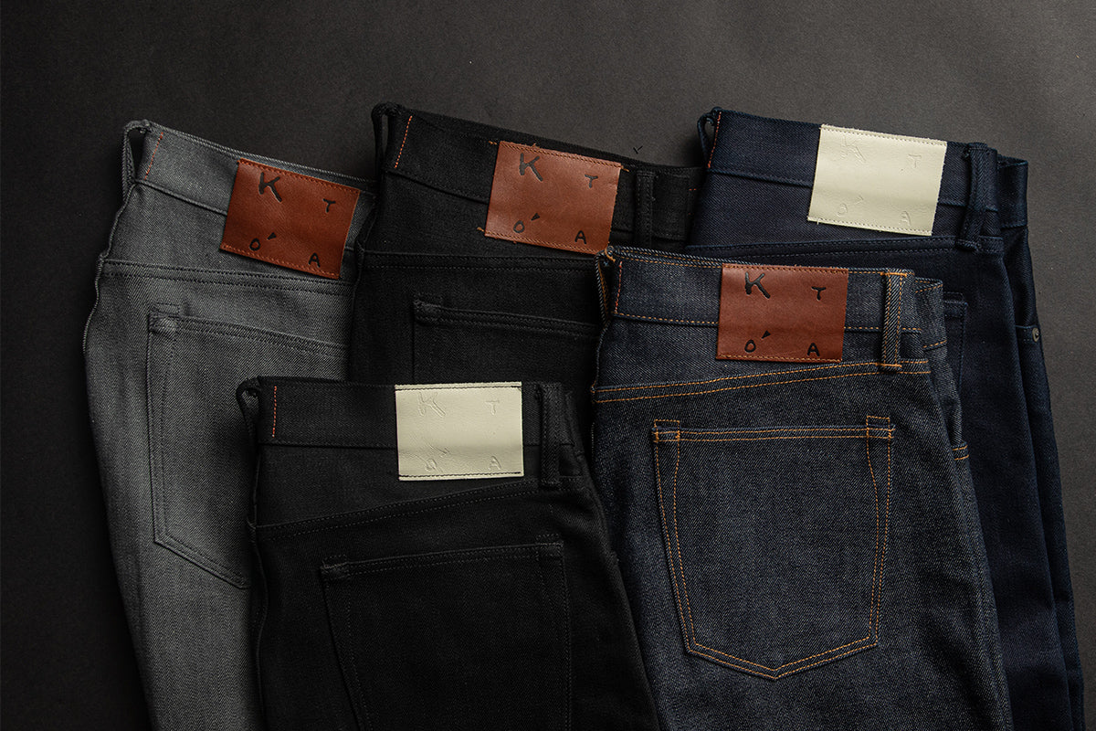 The Pen Slim - Black Raw 14oz Selvedge - Image 3