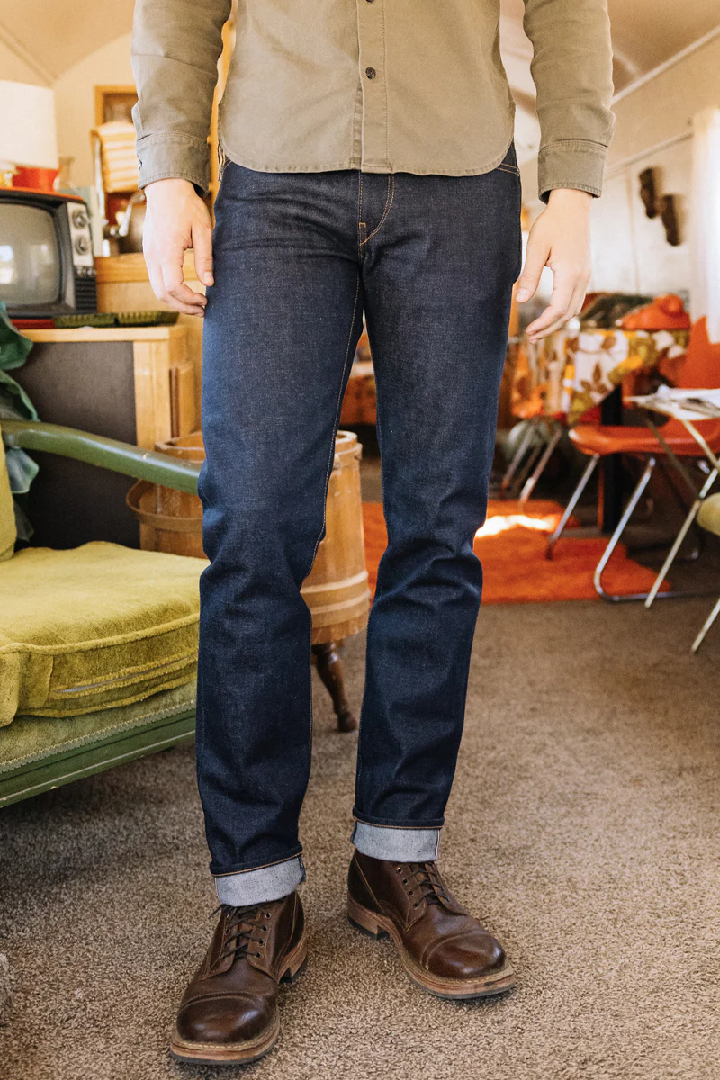 The Pen Slim - Indigo Raw 17.5oz Mammoth Selvedge