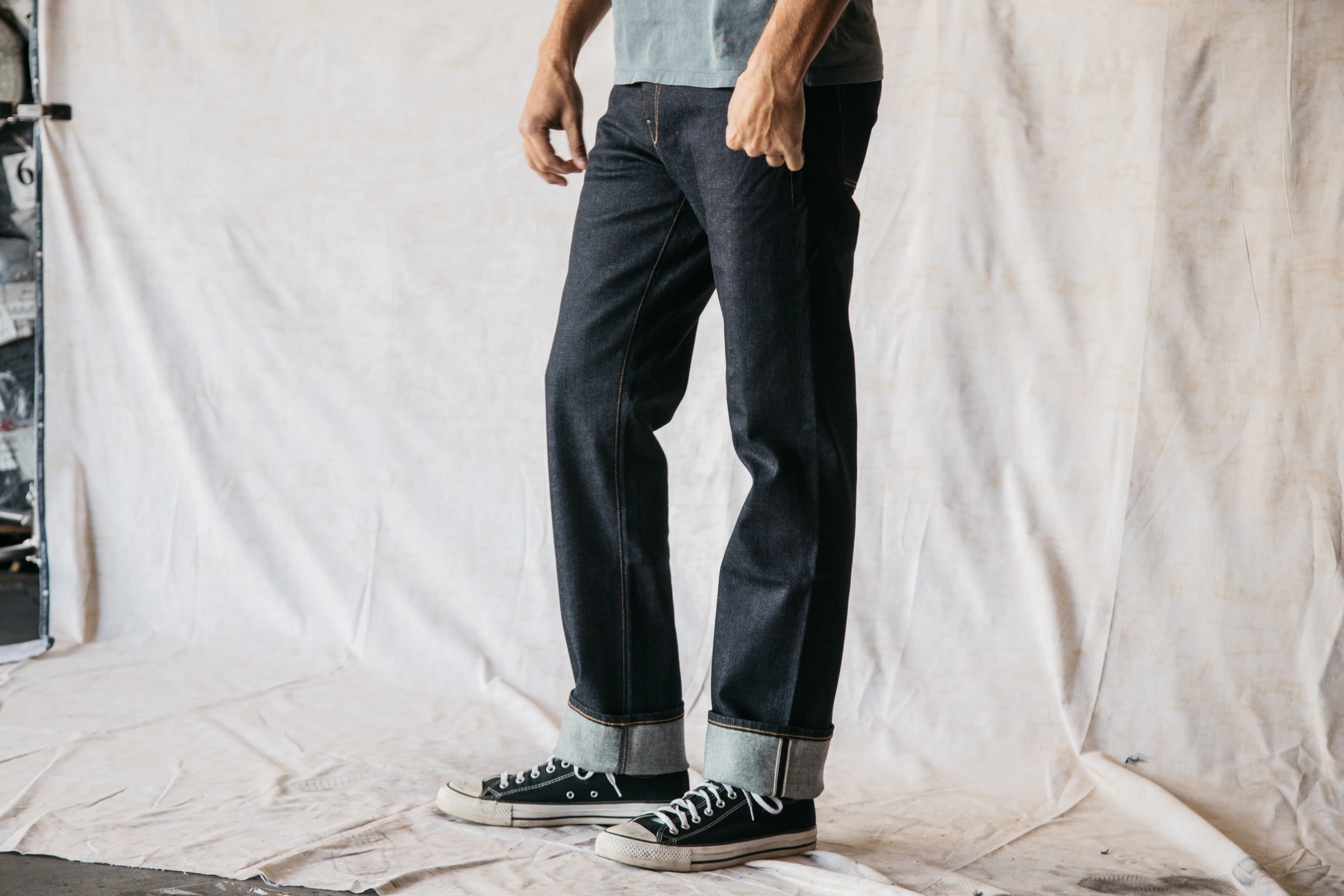 The Hammer Straight- Indigo One Wash 10.5oz Selvedge - Image 3