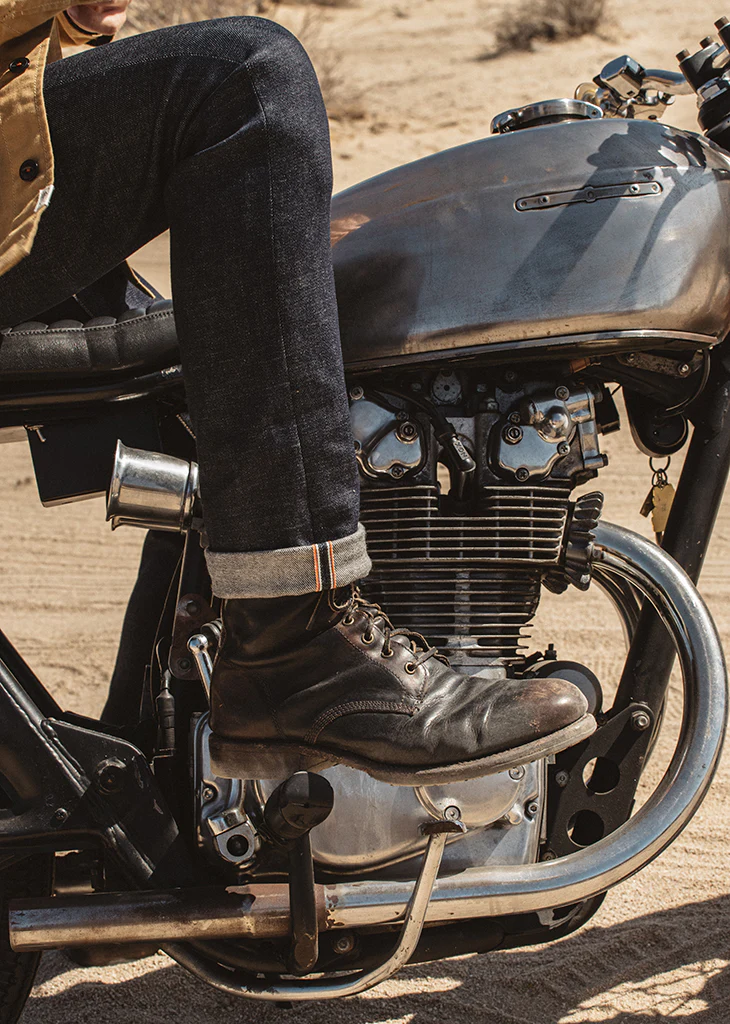 The Scissors Slim Tapered - Indigo Raw 14oz Selvedge - Image 6