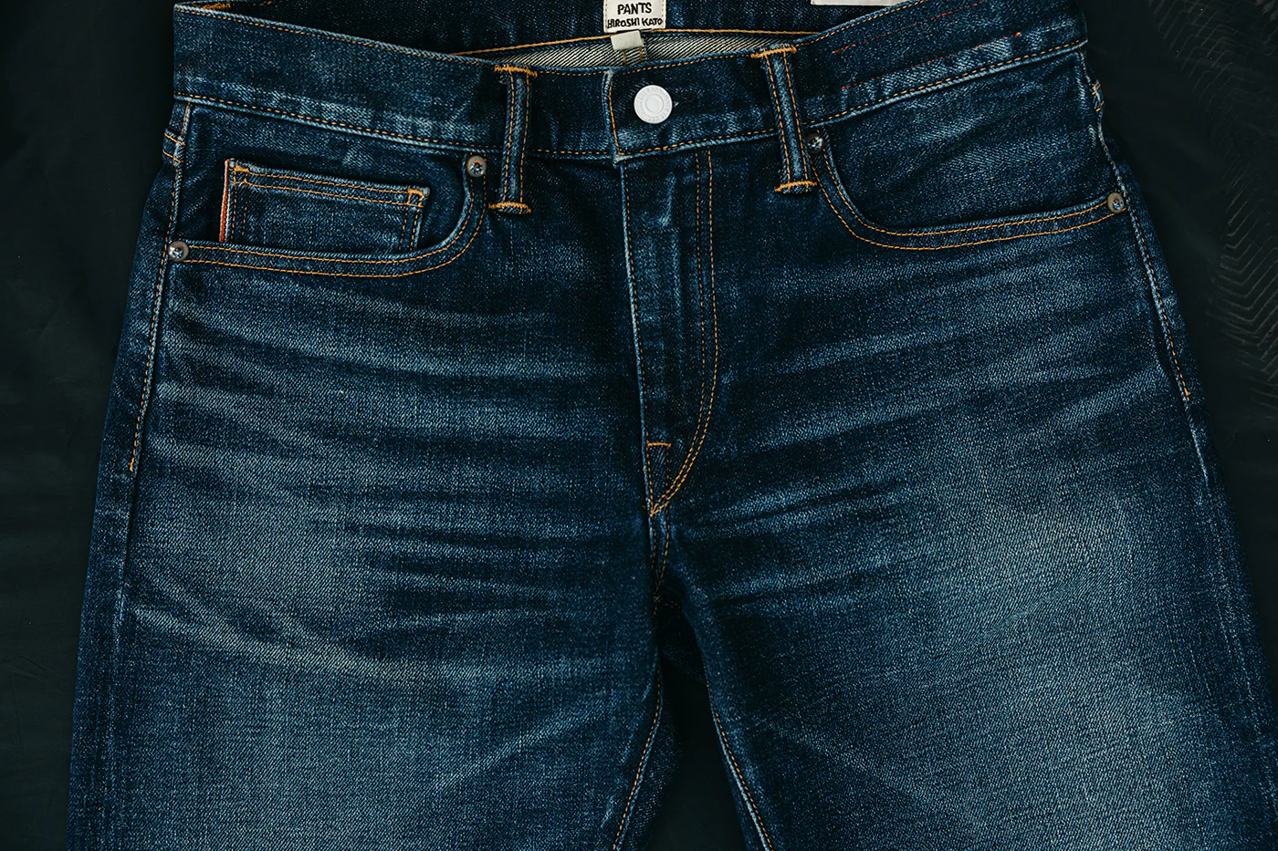 The Scissors Slim tapered - Jett 14oz Selvedge - Image 3
