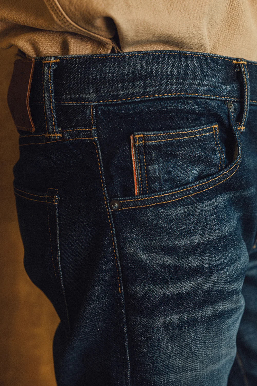 The Scissors Slim tapered - Jett 14oz Selvedge - Image 4