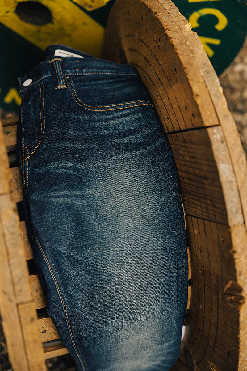 The Scissors Slim tapered - Jett 14oz Selvedge - Image 5