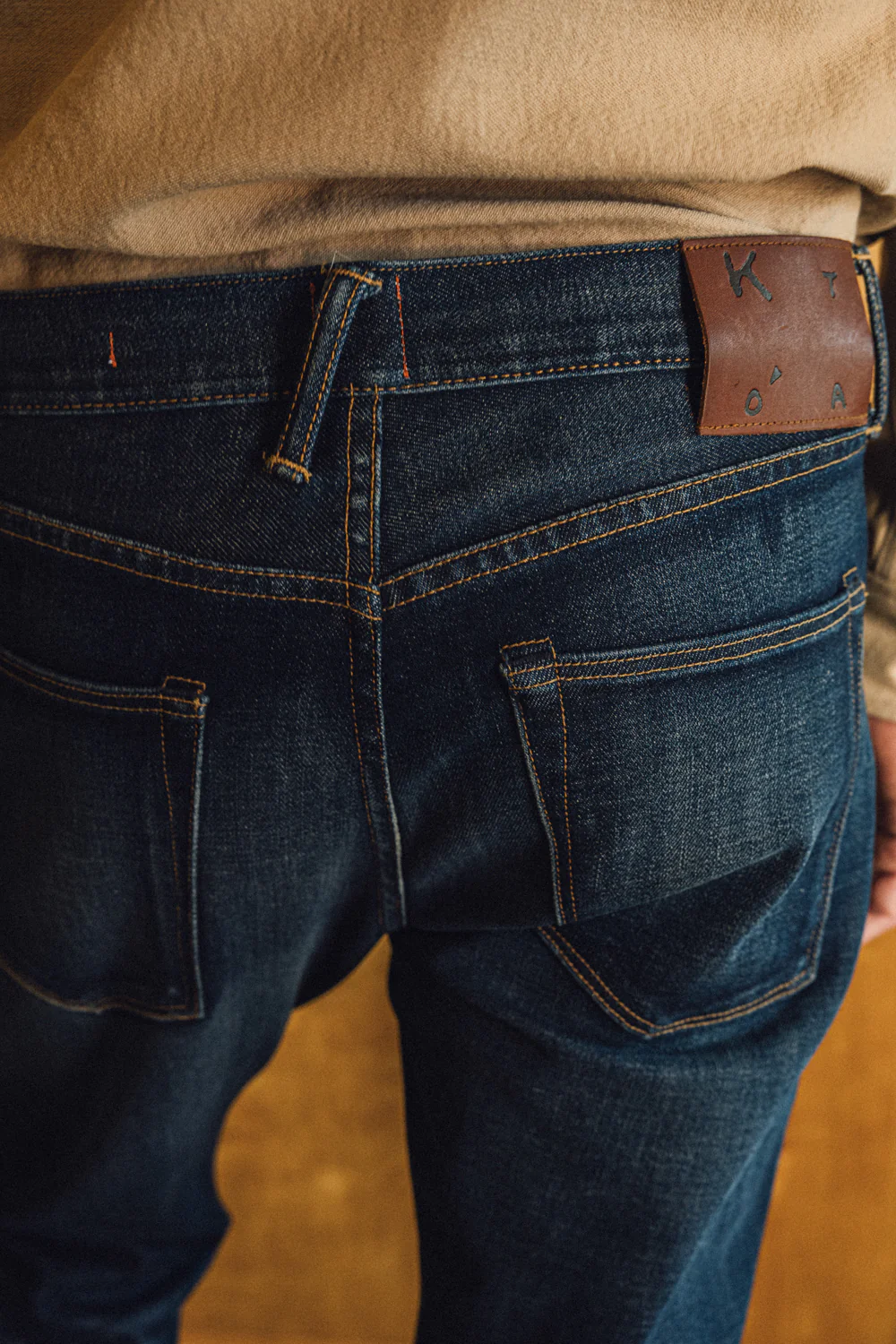 The Scissors Slim tapered - Jett 14oz Selvedge - Image 6