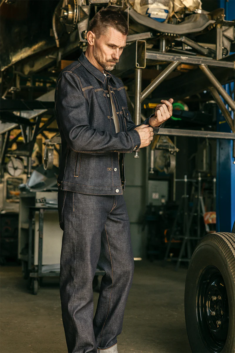 The Barrel Classic Straight - indigo Raw 14oz Selvedge - Image 6