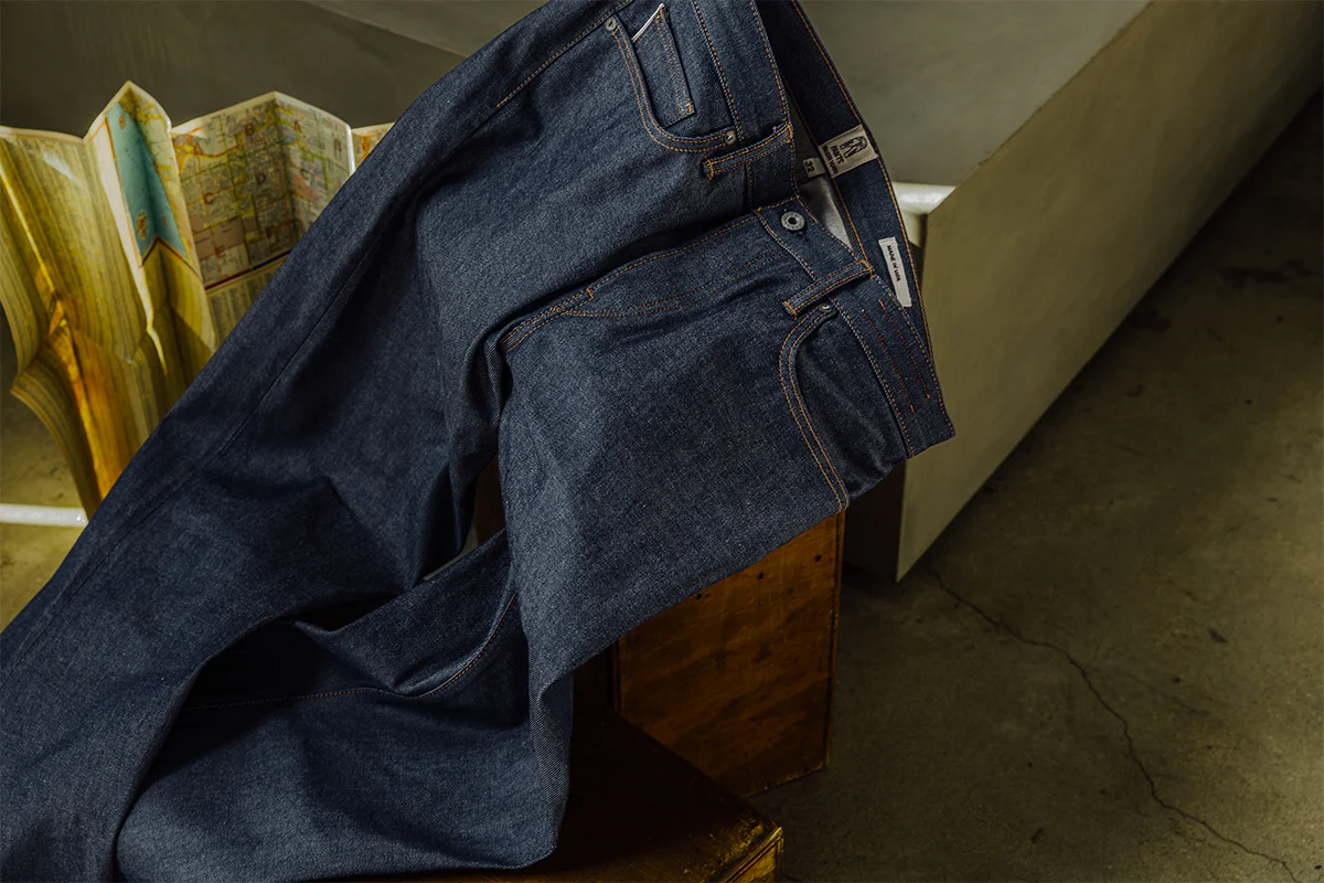 The Barrel Classic Straight Natural Slub Indigo - Raw 12.5oz Selvedge - Image 3