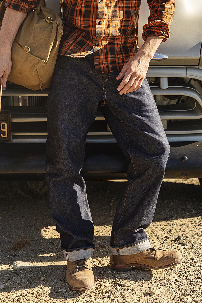The Pail Loose Straight - Indigo Raw 14oz Selvedge - Image 5