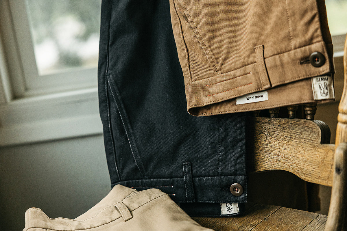 The Pipe Straight DenitĀ® Chino - Charcoal - Image 3