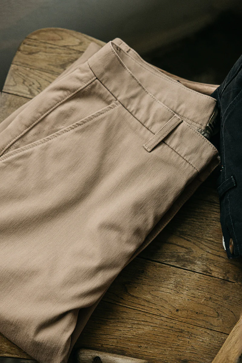 The Pipe Straight Denit® Chino - Sand Beige - Image 5