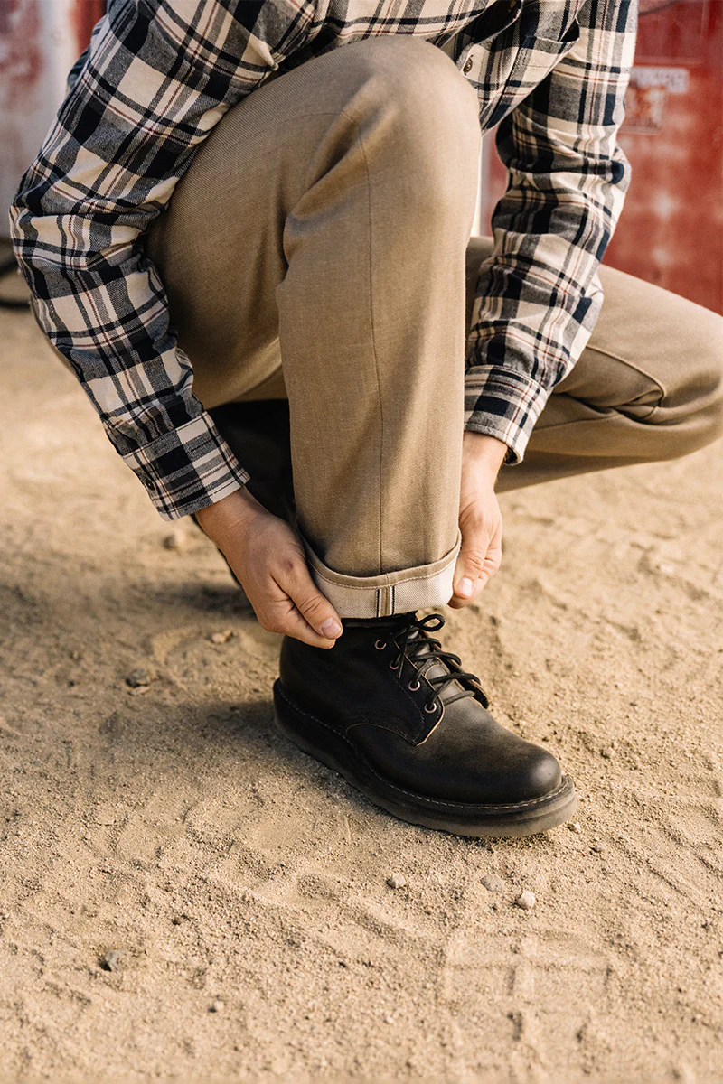The Hammer Straight - Army Beige Raw 14oz Selvedge - Image 4