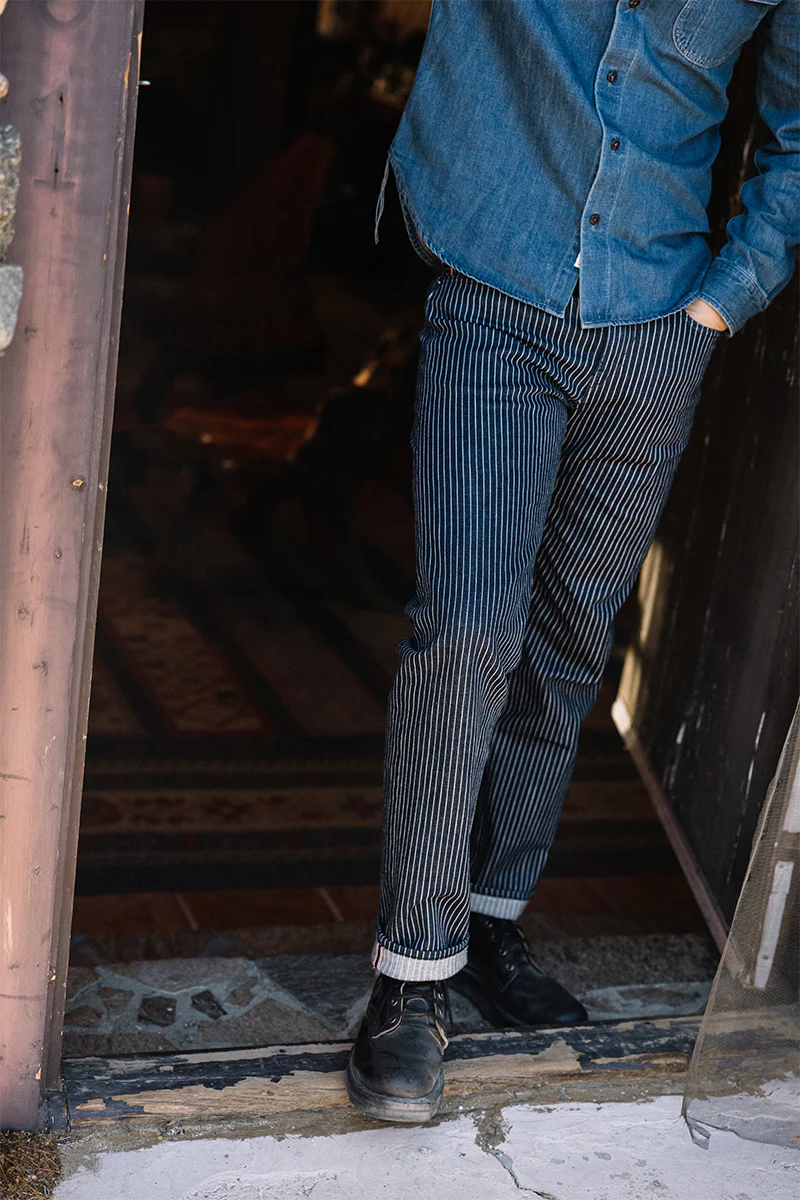 The Hammer Straight - Indigo Stripe Rinse 14oz Selvedge - Image 5