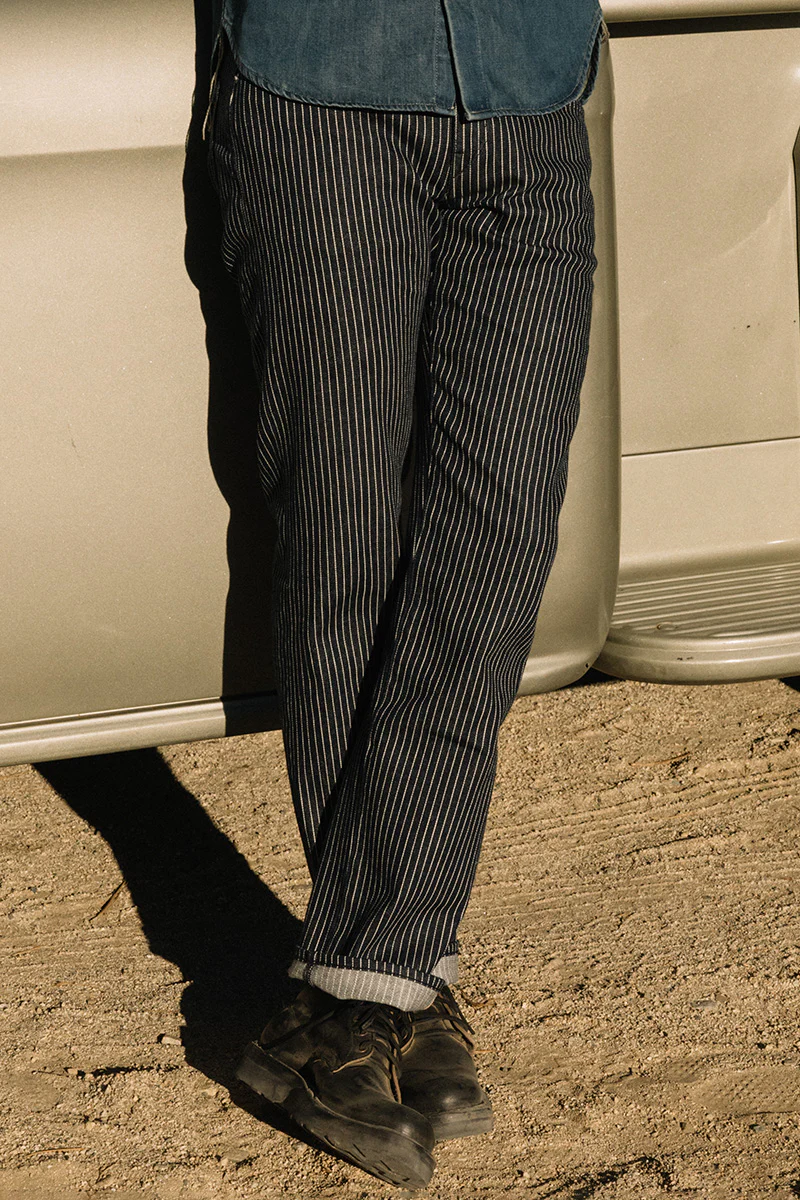 The Hammer Straight - Indigo Stripe Rinse 14oz Selvedge - Image 6