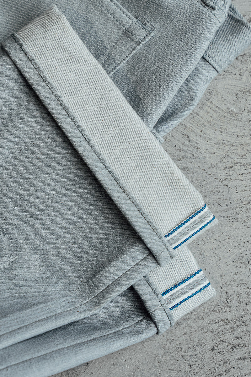 The Hammer Straight - Silver Gray Raw 14oz Selvedge - Image 6