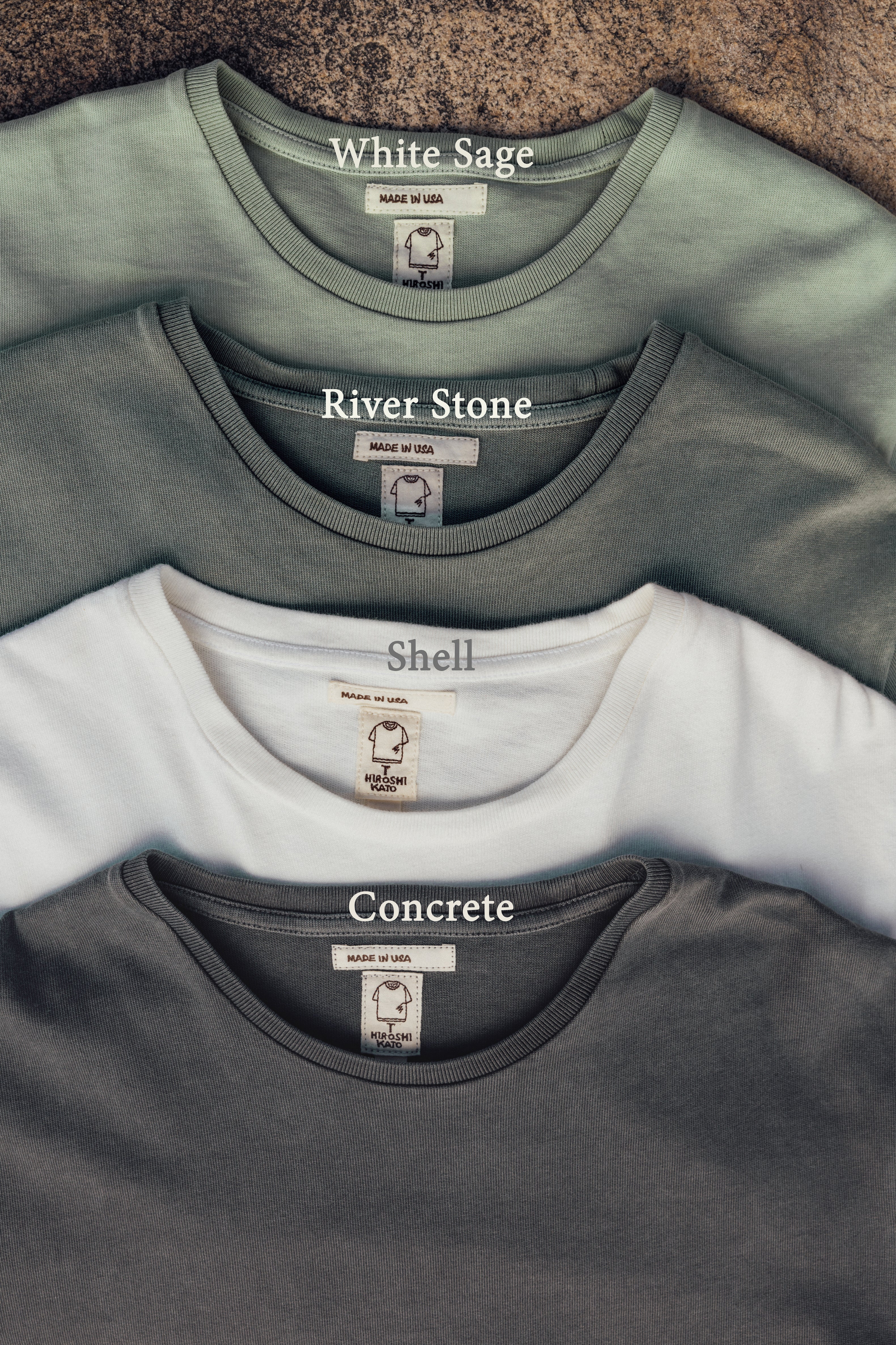 The Stamp 9oz Heavy Tee Organic Cotton - Shell - Image 6