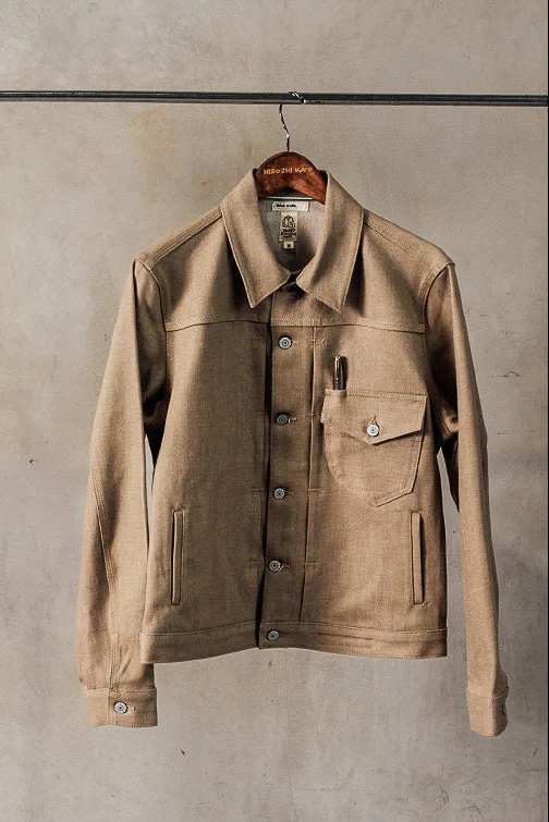 The Blade - Army Beige Raw 14oz Selvedge - Image 3