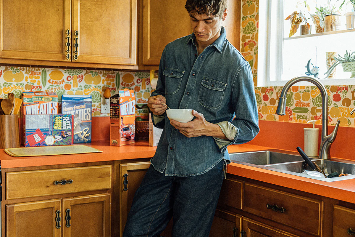 The Brace Shirt 7oz Denim - Craig - Image 3
