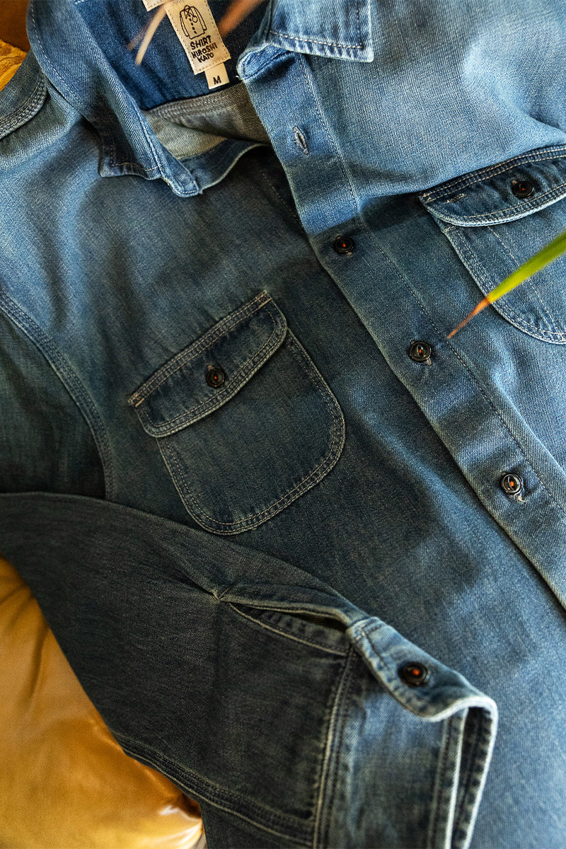 The Brace Shirt 7oz Denim - Craig - Image 6